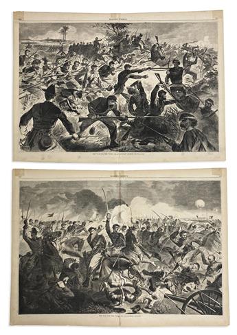 (WINSLOW HOMER.) Archive of approximately 300 nineteenth-century periodical leaves with illustrations after Winslow Homer.